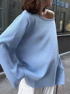 Open-back knit sweater - View 12 | WEUXS
