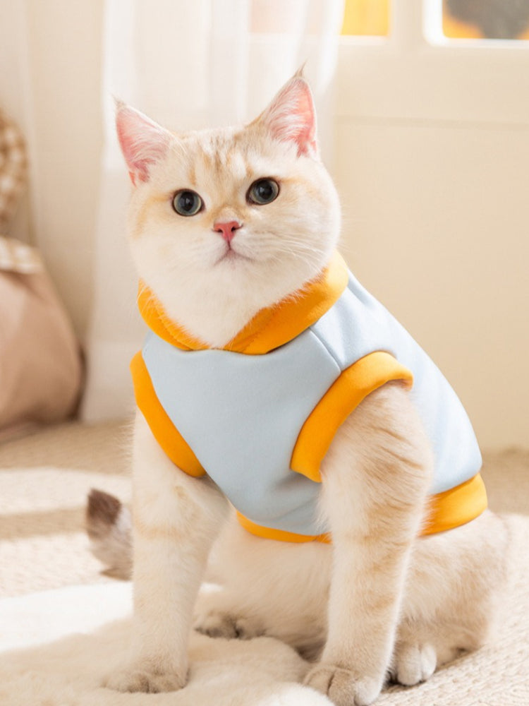 Pet hooded sweatshirt with graphic print - View 6 | WEUXS