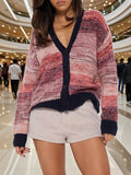 Gradient Knit Cardigan - View 9 | WEUXS