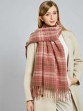 Plaid Tassel Scarf - View 6 | WEUXS