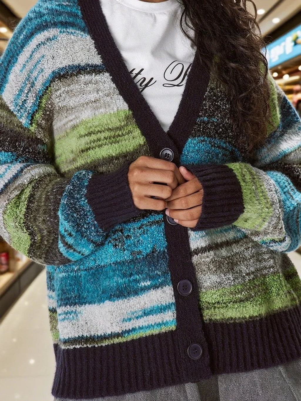 Gradient Knit Cardigan - View 10 | WEUXS
