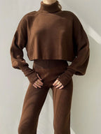Ribbed knit loungewear set - View 9 | WEUXS