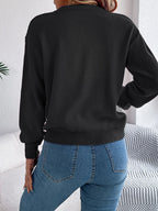 Colorblock cable knit sweater - View 6 | WEUXS