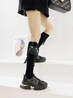 Knee high socks with a detachable plush monster toy - View 8 | WEUXS