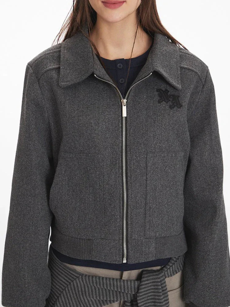 Vintage American Aesthetic Cropped Jacket - WEUXS