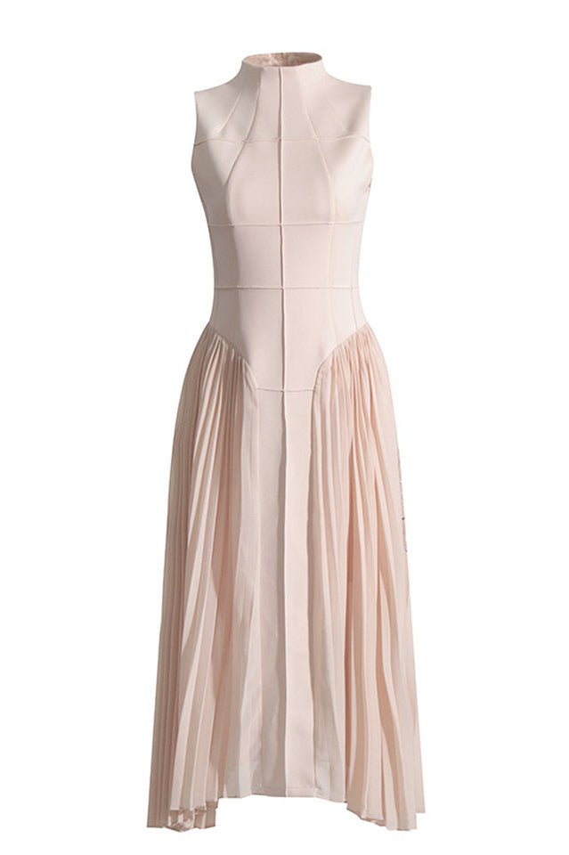Amira Highend Sleeveless Pleated Dress - WEUXS