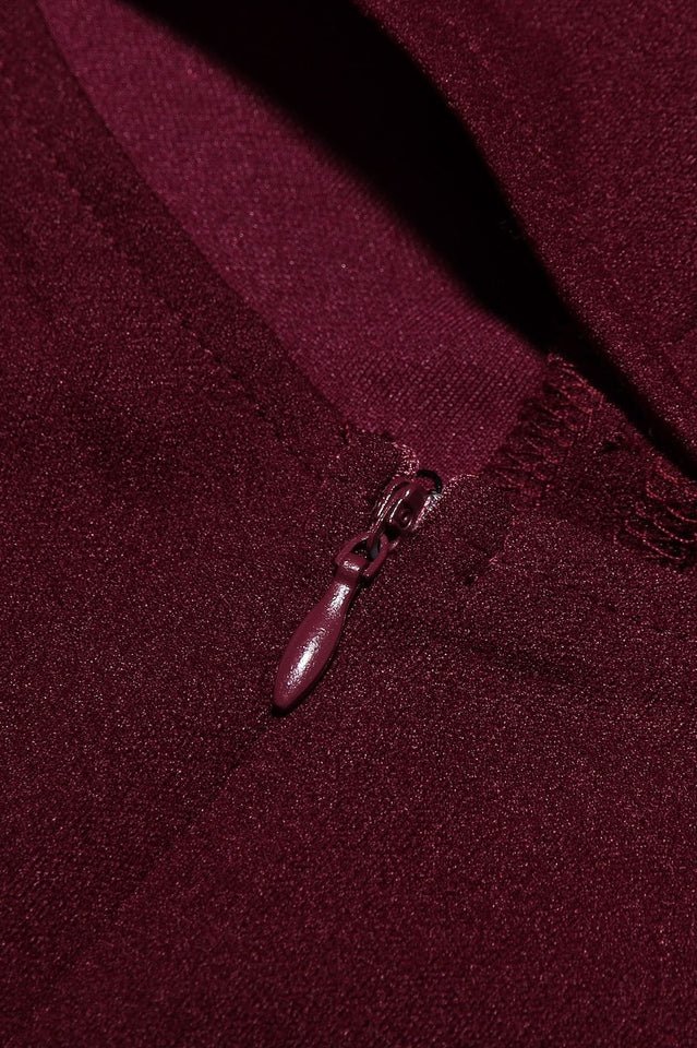 Annita Crepe Halter Midi Dress - WEUXS