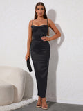 Maxi Cami Dress with Slit - View 24 | WEUXS
