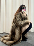Ultra-Luxe Long Faux Fox Fur Coat - WEUXS