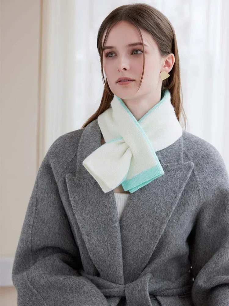 Knit Cross Scarf - View 9 | WEUXS