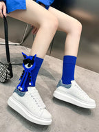 Novelty monster eye crew socks - View 7 | WEUXS