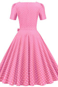 Barbie Movie Margot Pink Plaid Check Dress - WEUXS