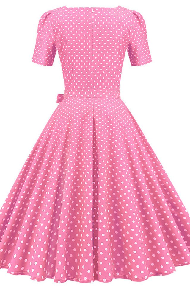 Barbie Movie Margot Pink Plaid Check Dress - WEUXS