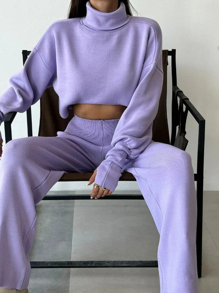 Ribbed knit loungewear set - View 13 | WEUXS