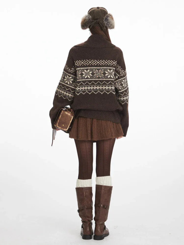 Fair Isle Toggle Cardigan Secondary image
