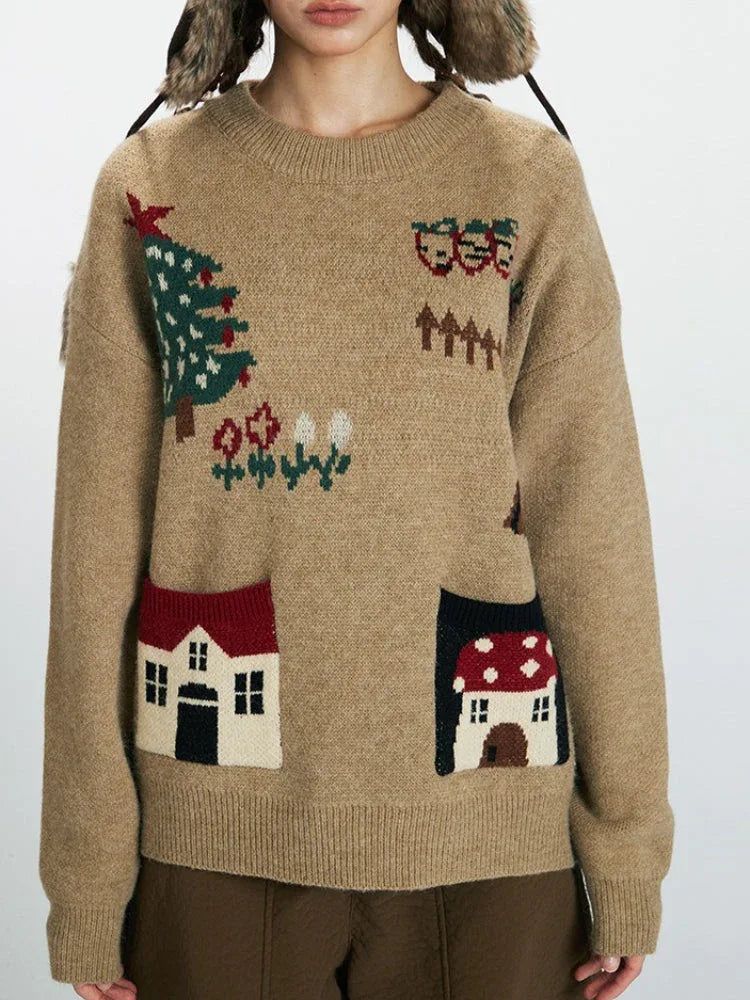 Holiday House Knit Sweater - View 6 | WEUXS