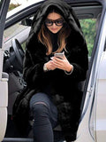 Faux Fur Hooded Coat - View 8 | WEUXS