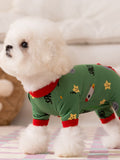 Space Exploration Print 4-Legged Pet Jumpsuit & Recovery Suit - View 6 | WEUXS