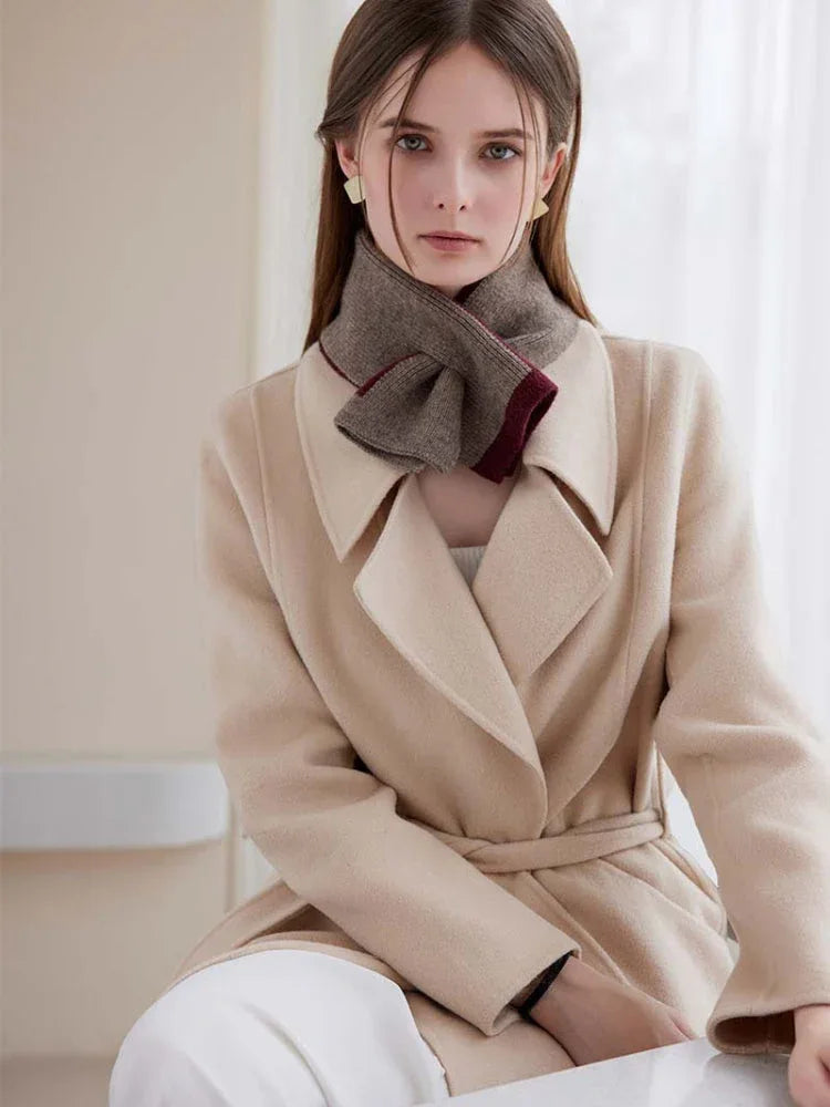 Knit Cross Scarf - View 23 | WEUXS