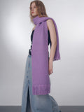 Soft Chunky Knit Oversized Scarf - View 10 | WEUXS