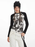 Y2K Grunge Aesthetic Graphic Raglan Tee - WEUXS