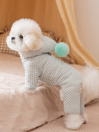 Dog Hooded Jumpsuit Puffer Coat