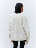 Cloud Soft Faux Mink Button Down Cardigan - View 15 | WEUXS