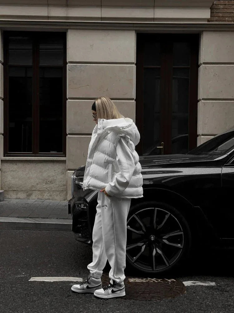 Hooded puffer vest - View 6 | WEUXS