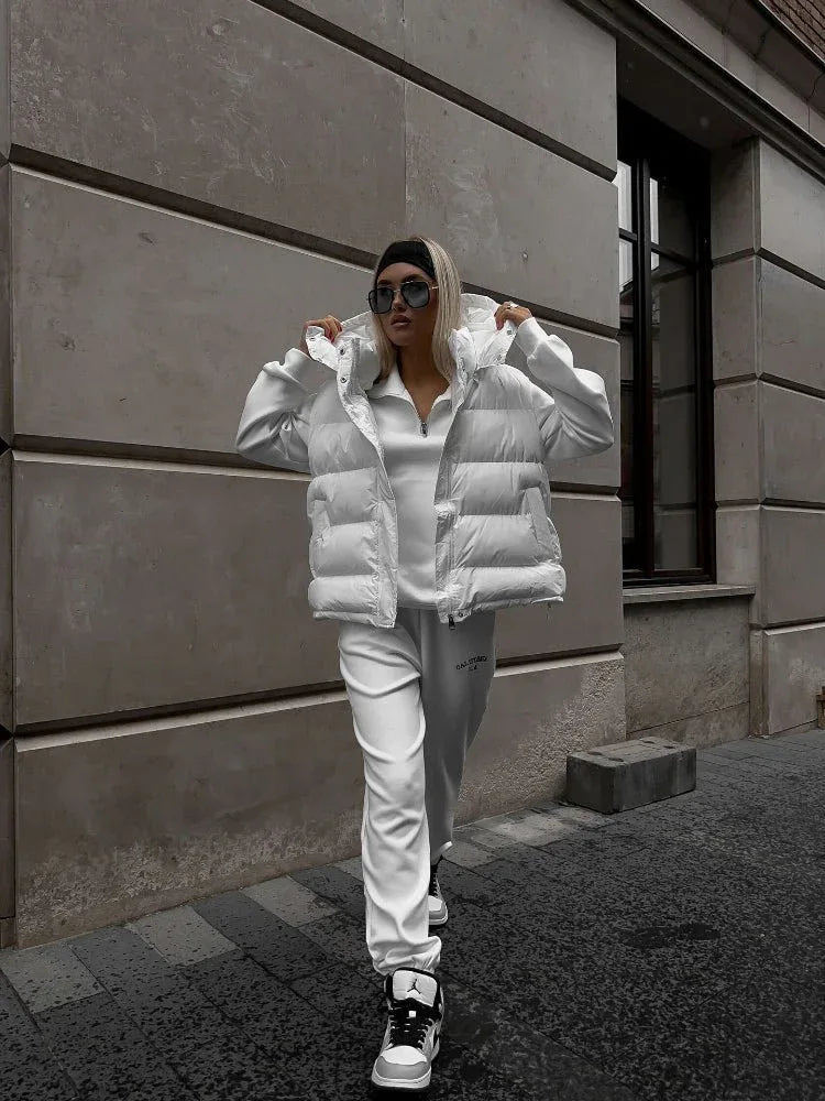 Hooded puffer vest - View 8 | WEUXS