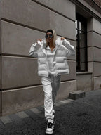 Hooded puffer vest - View 8 | WEUXS