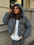 Cloud Soft Hooded Short Puffer Jacket - WEUXS