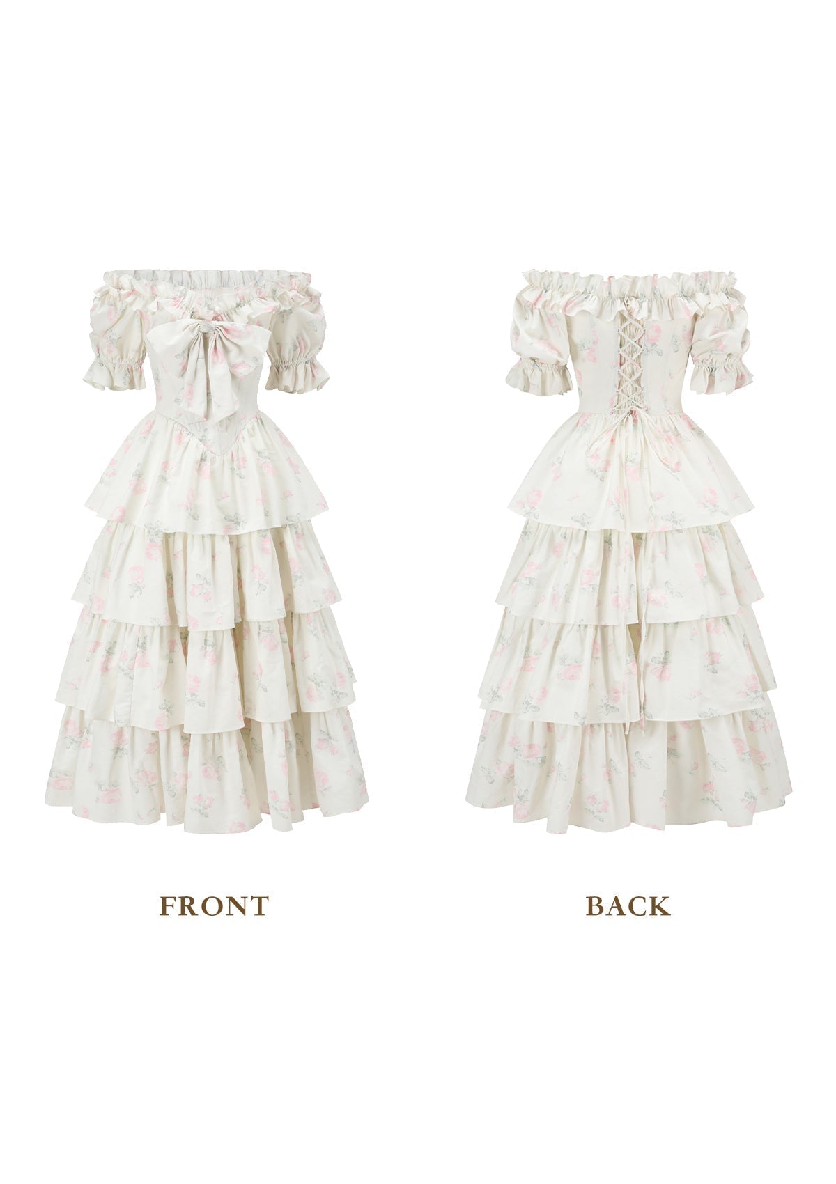 Cotton Corset Dress | Retro Countryside Style Secondary image