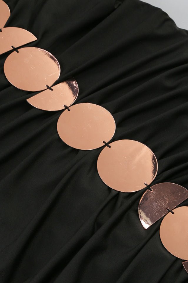 Cynthia Metallic Sequin - Embellished Dress - WEUXS