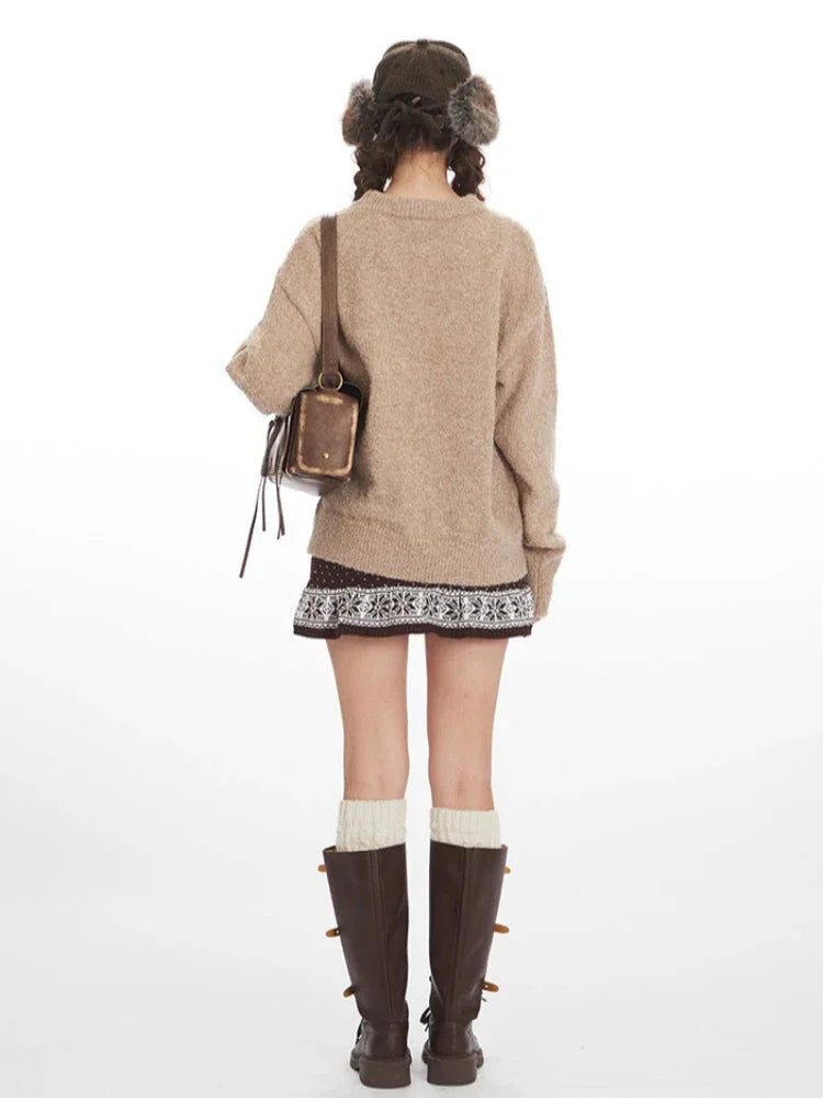 Equestrian Horse Knit Sweater Secondary image