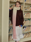 Ombre wool blend scarf - View 8 | WEUXS