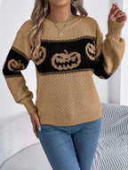 Festive Pumpkin Patch Knit Sweater - View 9 | WEUXS