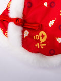Dog wearing a New Year Tang Suit Vest - View 11 | WEUXS