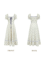 Sandpaper Vine Corset Midi Dress - View 2 | WEUXS