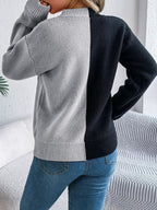 Color Block Pumpkin Sweater - View 13 | WEUXS