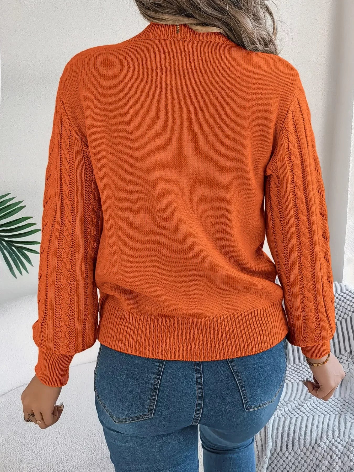 Women's Cable Knit Sweater Secondary image