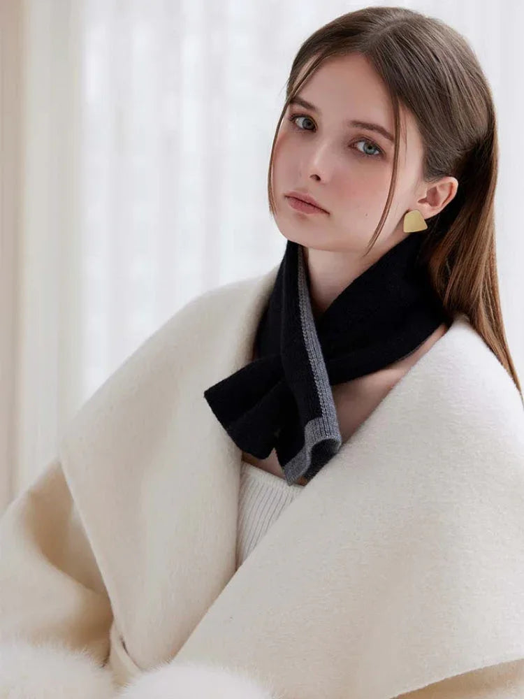 Knit Cross Scarf - View 17 | WEUXS