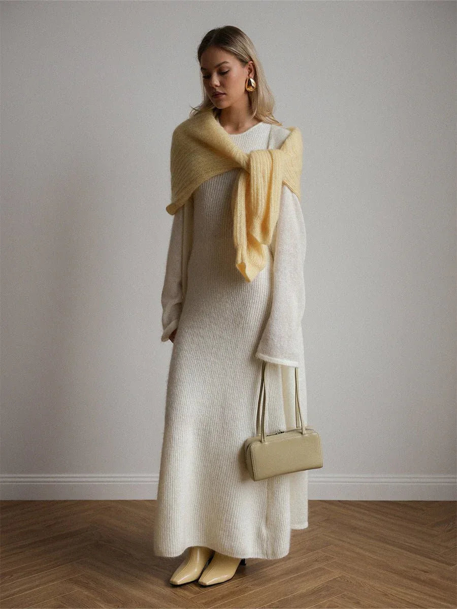 Knit Maxi Dress & Cardigan Set Secondary image