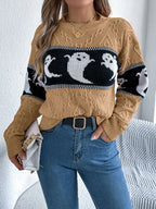 Ghost Cable Knit Sweater - View 17 | WEUXS