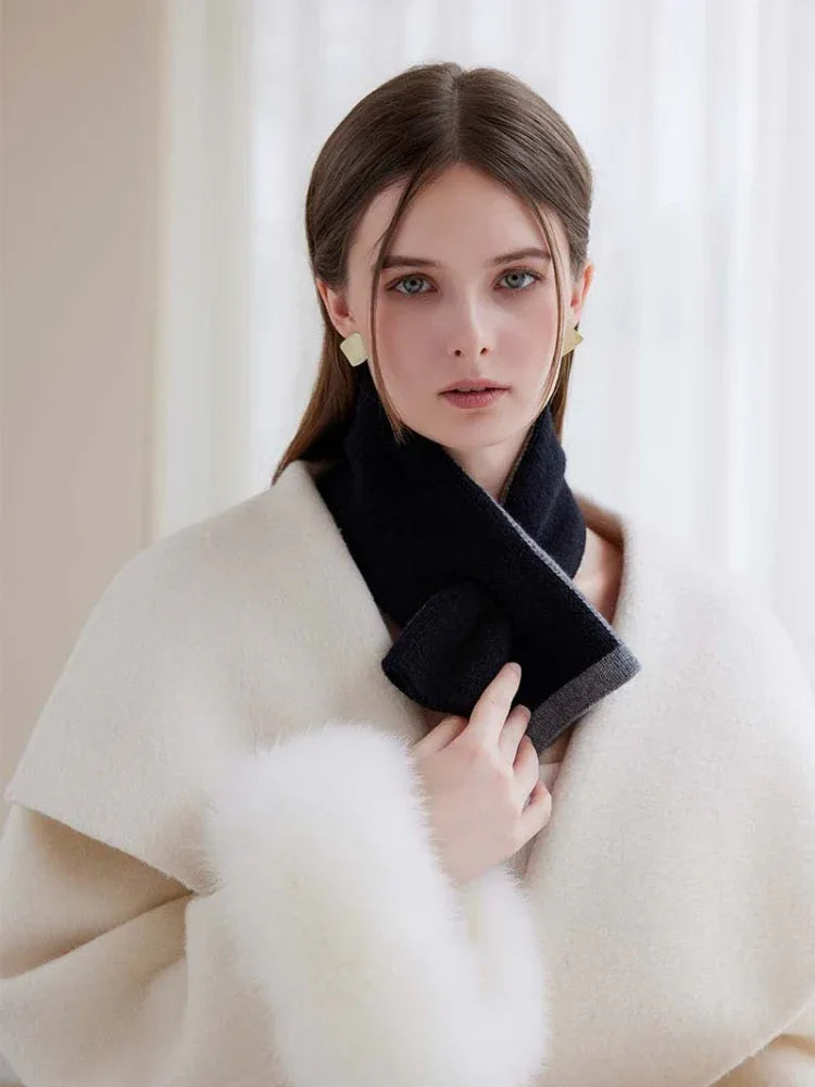 Knit Cross Scarf - View 18 | WEUXS