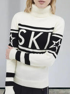 Graphic Turtleneck Sweater - View 8 | WEUXS