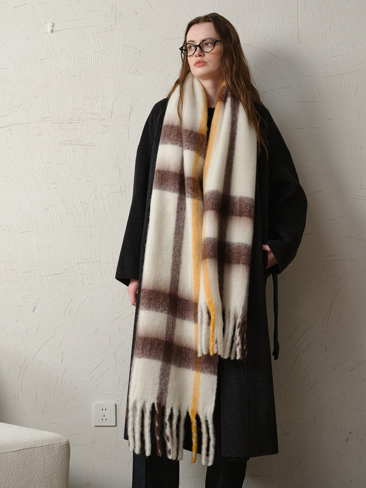 Super Long Striped Blanket Scarf
