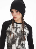 Y2K Grunge Aesthetic Graphic Raglan Tee - WEUXS