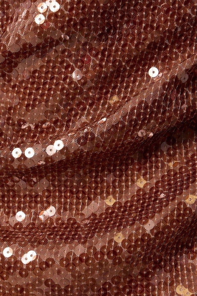 Hailey Long Sleeve Mesh Sequin Dress - WEUXS