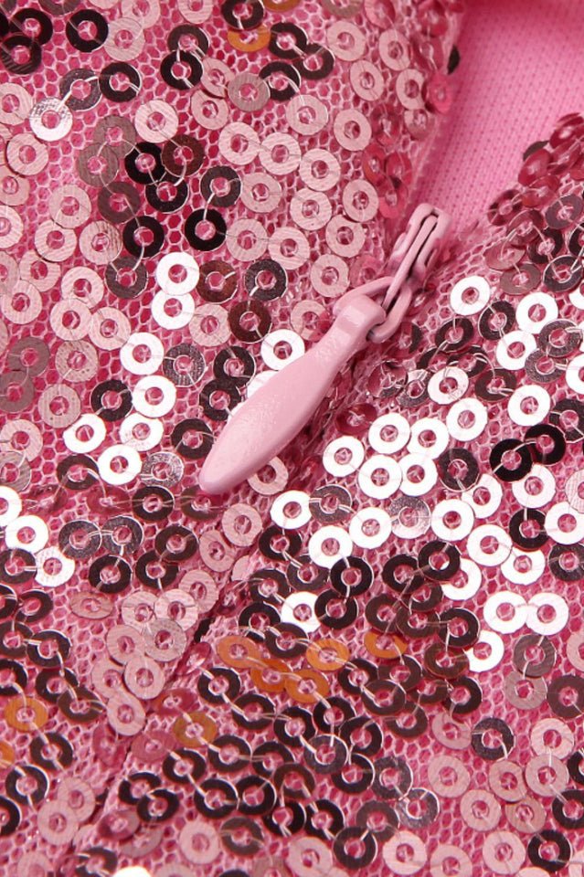 Hailey Spaghetti Straps Sequin Mini Dress - WEUXS