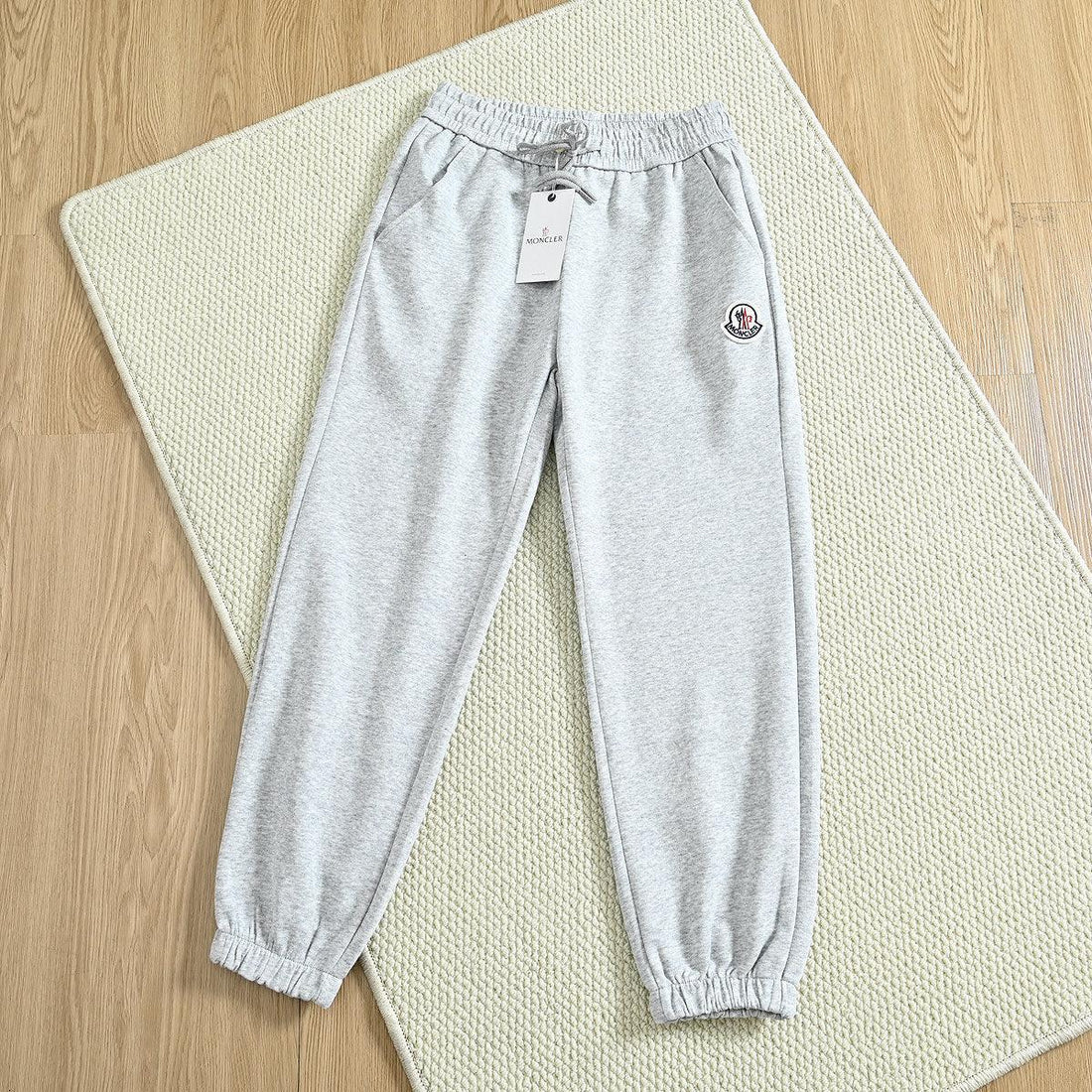 Casual Appliquéd Sweatpants - Cotton-Blend Jersey for All-Day Comfort - WEUXS